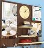 Beautiful (7 In One)' Wooden Wall Organiser With Wall Mirror