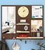Beautiful (7 In One)' Wooden Wall Organiser With Wall Mirror