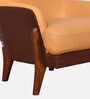 Beautiful Leatherette 1 Seater Chair in Camel Colour