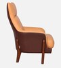 Beautiful Leatherette 1 Seater Chair in Camel Colour