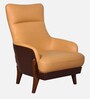 Beautiful Leatherette 1 Seater Chair in Camel Colour