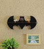 Engineered Wood Bat Design Wall Shelf