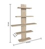 Beautiful Classic Wooden Multipurpose Stand with Storage Shelves