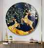 Beautiful Couple Deer Acrylic Round Wall Art