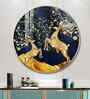Beautiful Couple Deer Acrylic Round Wall Art