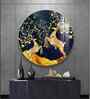 Beautiful Couple Deer Acrylic Round Wall Art