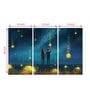 Beautiful Couple Multicolour Canvas (Set of 3) Art Panels