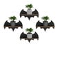 Beautiful Design Batman Shaped Wooden Wall Shelf Set Of Four