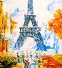 Beautiful Eiffel Tower Katana Art Print