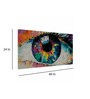 Beautiful Eyes Multicolour Canvas Framed People and Places Art Print