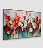 Beautiful Floral Red & White Canvas Art Print