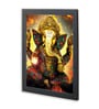 Beautiful Multicolour Synthetic Wood Framed Spiritual Art Print