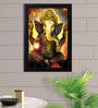 Beautiful Multicolour Synthetic Wood Framed Spiritual Art Print