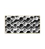 Beautiful Geometric Gray Background Glass Finish Horizontal Wall Art