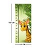 Beautiful Giraffe in Multicolour Height Chart
