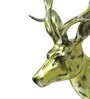 Beautiful Gold Deer Wall Head Faux Animal Bust