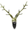Beautiful Gold Deer Wall Head Faux Animal Bust
