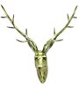 Beautiful Gold Deer Wall Head Faux Animal Bust