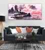 Beautiful Lake View Watercolor Canvas Wall Painting