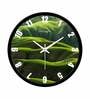 Beautiful Nature Designer Plastic Wall Clock In Green