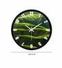 Beautiful Nature Designer Plastic Wall Clock In Green