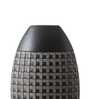 Beautiful Oval Shaped Grey Resin Vase (Grey) Beautiful Oval Shaped Grey Resin Vase (Grey)