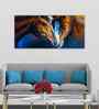 Beautiful Pair Of Horses Panoramic Wall Painting