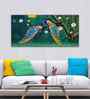 Beautiful Pair Of Peacock Canvas Wall Painting