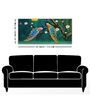 Beautiful Pair Of Peacock Canvas Wall Painting