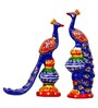 Beautiful Peacock Couple Showpiece Bird Figurines