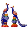 Beautiful Peacock Couple Showpiece Bird Figurines