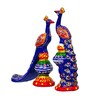 Beautiful Peacock Couple Showpiece Bird Figurines