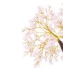 Beautiful Rose Quartz Clusters Wish Tree Stone Table Accent