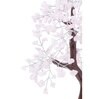 Beautiful Rose Quartz Clusters Wish Tree Stone Table Accent