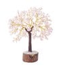 Beautiful Rose Quartz Clusters Wish Tree Stone Table Accent