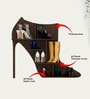Beautiful Sandal Shape Designer Wooden Wall Shelf