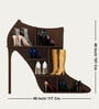 Beautiful Sandal Shape Designer Wooden Wall Shelf