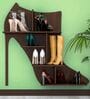 Beautiful Sandal Shape Designer Wooden Wall Shelf
