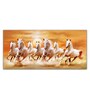 Beautiful Seven Running Horses Canvas Big Wall Painting