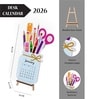 Beautiful Stationary Desk Calendar 2026