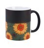 Yellow Sunflower print 350 ml Ceramic Magic Coffee Mug