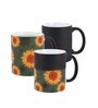 Yellow Sunflower print 350 ml Ceramic Magic Coffee Mug