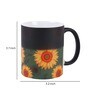 Yellow Sunflower print 350 ml Ceramic Magic Coffee Mug
