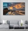 Beautiful Sunset Multicolour Canvas Art Print