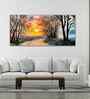 Beautiful Sunset Scenery Premium Wall Painting
