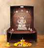 Beautiful Traditional Indian Pooja Mandir with Intricate Carvings