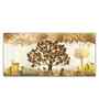 Beautiful Tree And Golden Deer Canvas Wall Painting