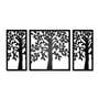 Beautiful Tree Design In Black Wooden Wall Hangings
