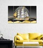 Beautiful View Of Sailing Ship MDF Art Panel Set of 5