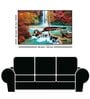 Beautiful Waterfall Nature Scenery Multicolour Canvas Art Print